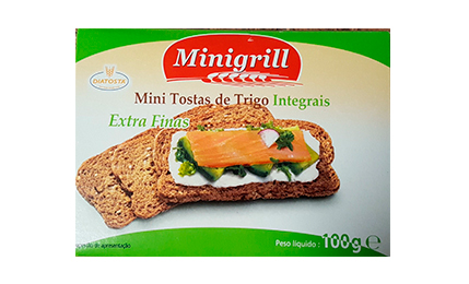 Tostas de trigo integrales 88%