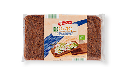 Rebanadas de pan de centeno o espelta integral