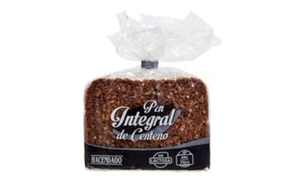 Rebanadas Pan integral de centeno 