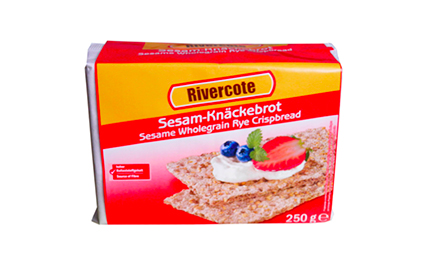 Pan tostado de centeno integral con sésamo